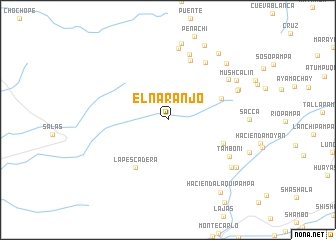 map of El Naranjo