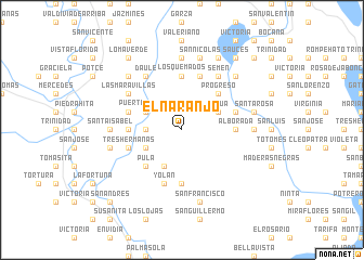 map of El Naranjo