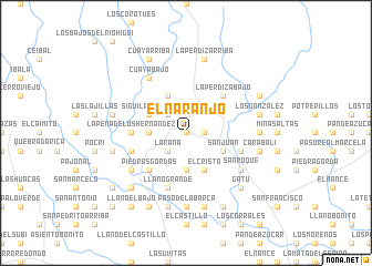 map of El Naranjo