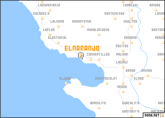 map of El Naranjo