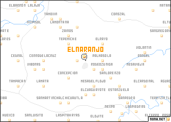 map of El Naranjo