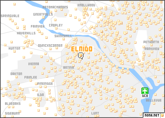 map of El Nido