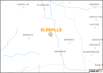 map of El Novillo