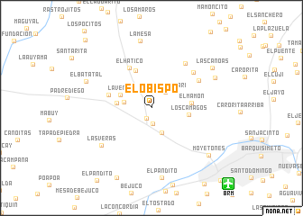 map of El Obispo