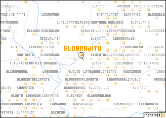 map of El Obrajito