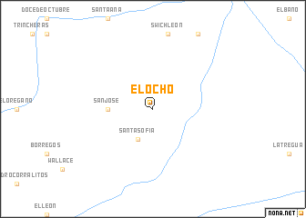map of El Ocho