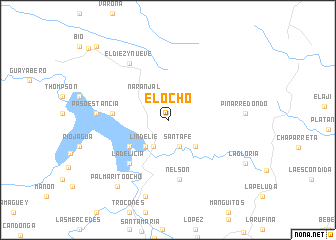 map of El Ocho