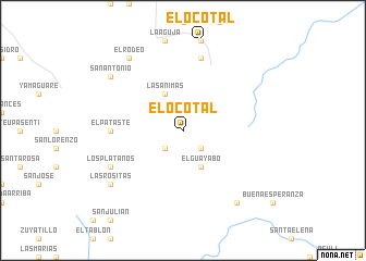 map of El Ocotal