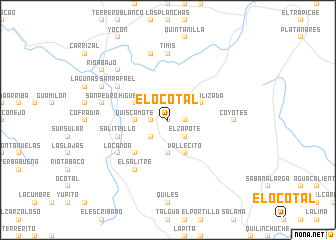 map of El Ocotal