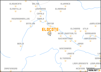 map of El Ocote