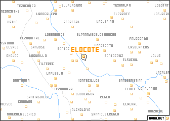 map of El Ocote