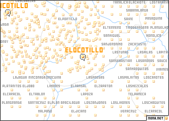map of El Ocotillo