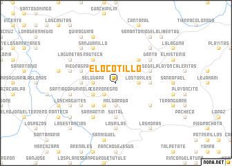 map of El Ocotillo