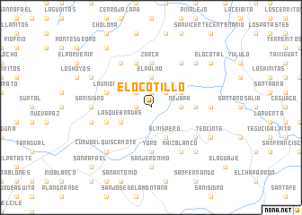 map of El Ocotillo