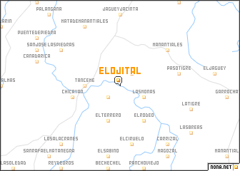 map of El Ojital