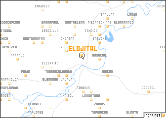 map of El Ojital