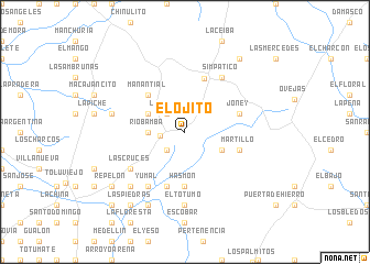 map of El Ojito