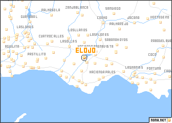 map of El Ojo