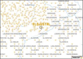 map of El Ojustal