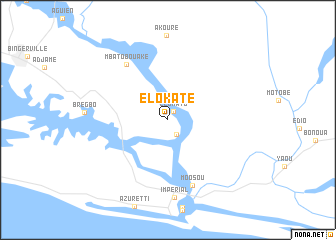 map of Eloka-Té