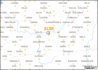 map of Élon