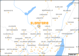 map of El Oratorio