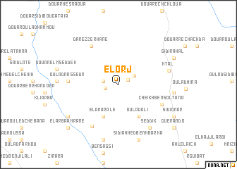 map of El Orj