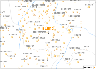 map of El Oro