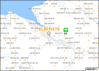 map of Elorrieta