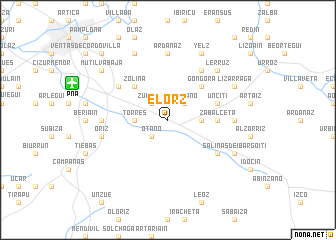 map of Elorz