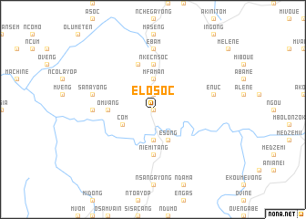 map of Elósoc