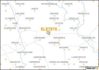 map of El Otate