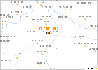 map of El Ouchmia