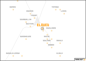 map of El Oued