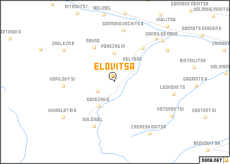 map of Elovitsa