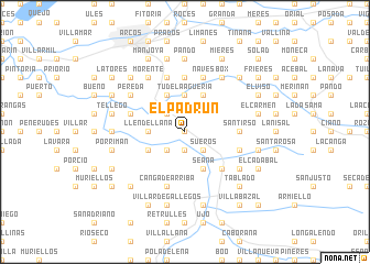 map of El Padrún