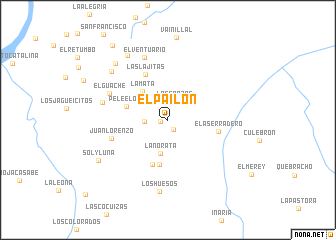 map of El Pailón