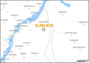 map of El Palacio