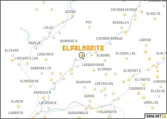 map of El Palmarito
