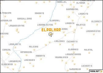 map of El Palmar