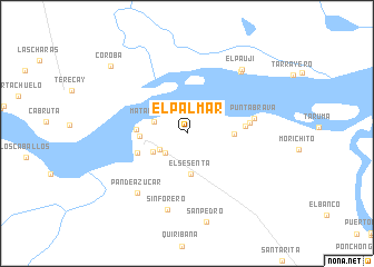 map of El Palmar