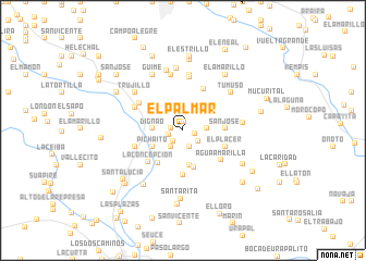 map of El Palmar