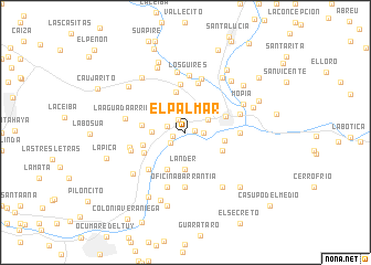 map of El Palmar