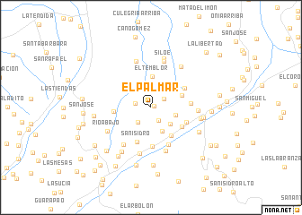 map of El Palmar