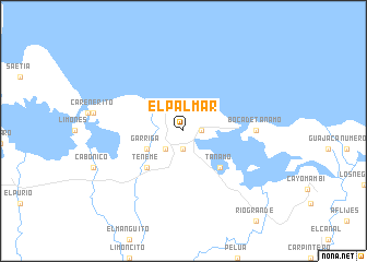 map of El Palmar