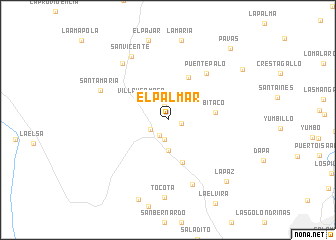 map of El Palmar