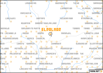 map of El Palmar