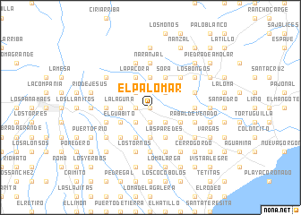 map of El Palomar
