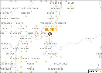 map of El Pan