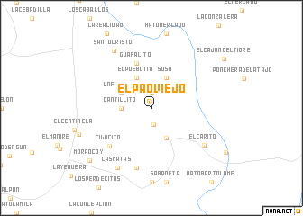 map of El Pao Viejo